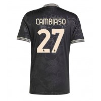 Maglia Calcio Juventus Andrea Cambiaso #27 Terza Divisa 2025-26 Manica Corta